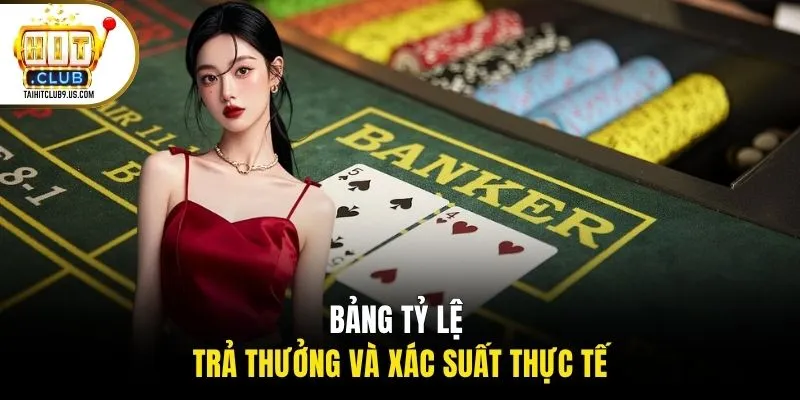 Bảng tỷ lệ trả thưởng và xác suất thực tế