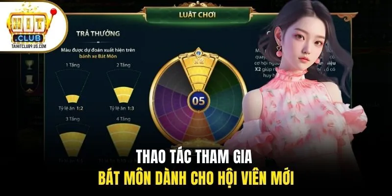 Thao tác tham gia bát môn dành cho hội viên mới